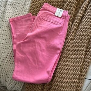 NWT J.Crew Pink Vintage Straight Chino